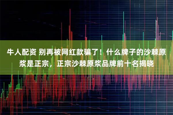 牛人配资 别再被网红款骗了！什么牌子的沙棘原浆是正宗，正宗沙棘原浆品牌前十名揭晓
